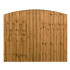 6FT x 5FT Dome Top Closeboard Fence Panel