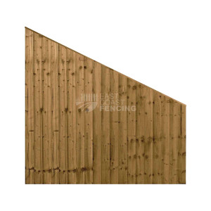 Sloping / Angled Closeboard Fence Panel
