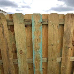 Why Are There Green Marks on My Pressure Treated Timber?