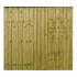 6FT x 5FT 6 Inch Closeboard Fence Panel - Pressure Treated Green
