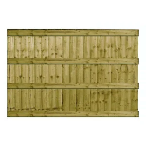 6FT x 4FT Heavy Duty Closeboard Panel (Green) - East Coast Fencing