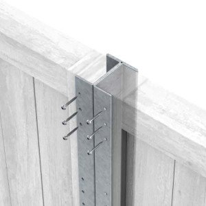 2.4M Galvanised Intermediate Post (DuraPost Classic)