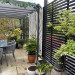 1.83M x 1.83M Slatted Trellis - Pressure Treated Brown