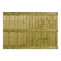 6FT x 4FT Closeboard Fence Panel Green East Coast Fencing