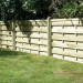 6FT x 4FT Horizontal Double Slatted Panel - Pressure Treated Green