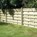 6FT x 3FT Horizontal Double Slatted Panel - Pressure Treated Green