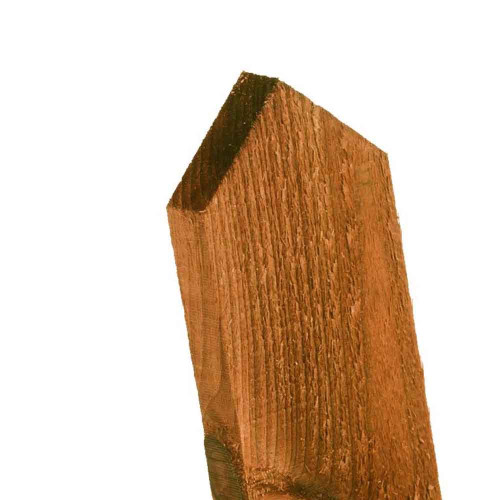 0.9m x 75x19mm Point Top Picket Pale - Pressure Treated Brown