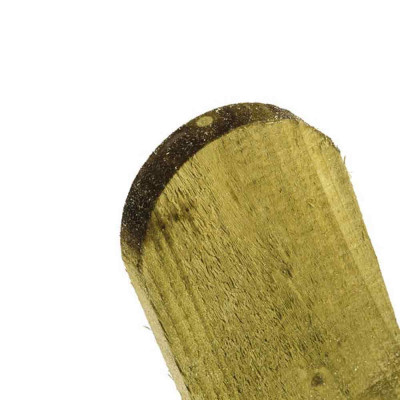 0.9m x 75x19mm Round Top Picket Pale - Pressure Treated Green/Natural 0.9m x 75x19mm Round Top Picket Pale - Pressure Treated Green/Natural