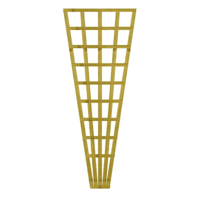 1.83M x 1.2M Fan Trellis - Pressure Treated Green/Natural