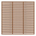 1.83M x 1.83M Slatted Trellis - Pressure Treated Brown