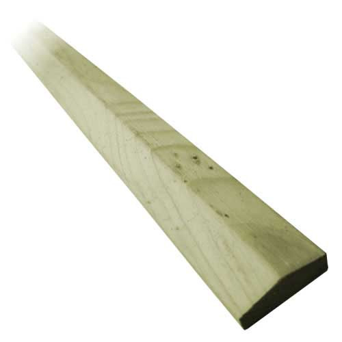 1.83m x 45x16mm Fence Capping - Pressure Treated Green
