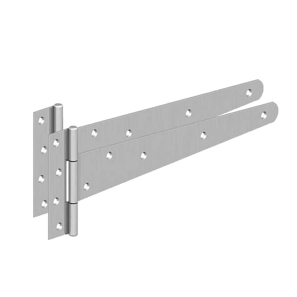 BZP 18 (450mm) Medium Tee Hinges (Per Pair)