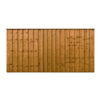 6FT x 3FT Closeboard Fence Panel - Pressure Treated Brown