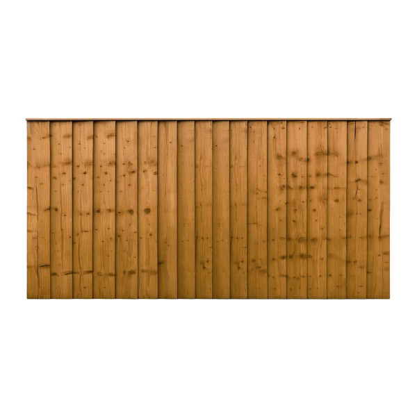 6FT x 3FT Closeboard Fence Panel - Pressure Treated Brown