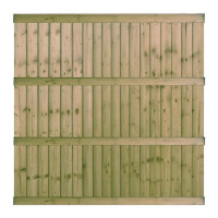 6FT x 6FT Closeboard Fence Panel - Pressure Treated Green