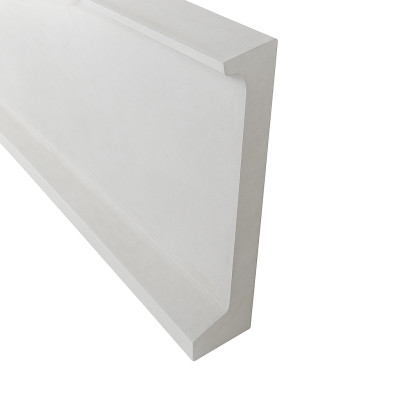 Lightweight 12 Inch Rebated Concrete Gravel Board