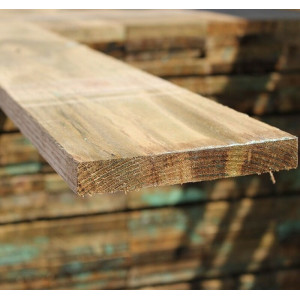 1.83M x 150MM Pressure Treated Wooden Gravel Board