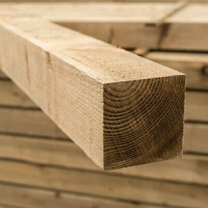 3.0M x 100x100MM Wooden Fence Post