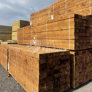 Pack of 40 - Brown Railway Sleepers 100x200MM x 2.4M